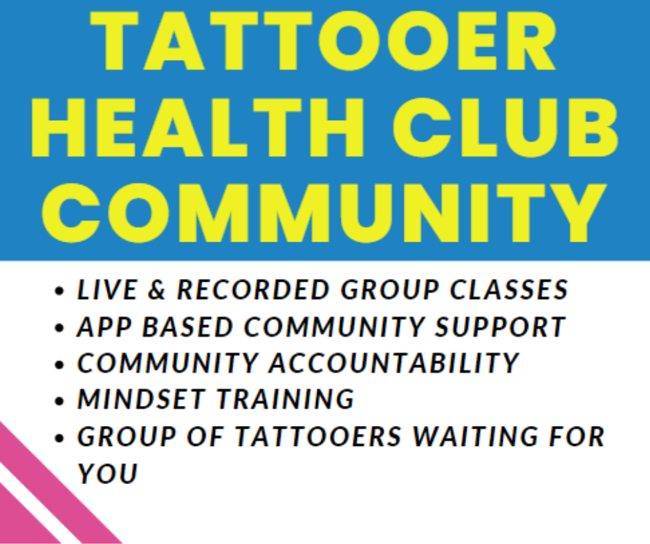 Self-Paced Masterclass and Tattooer Health Club Membership